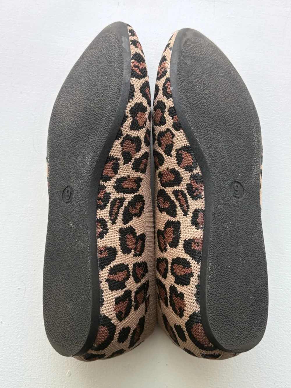 a new day Leopard Knit Ballet Flats - Tan/Brown/Black - Picture 4 of 5